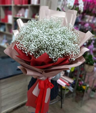 Букет цветов из: Гипсофила в Боргустанской