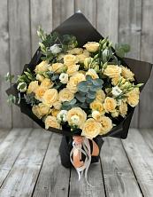 Букет цветов из:  Розы и Лизиантусы в Боргустанской