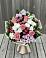 Букет цветов из: Альстромерии, Гвоздики, Розы и Хризантемы в Боргустанской