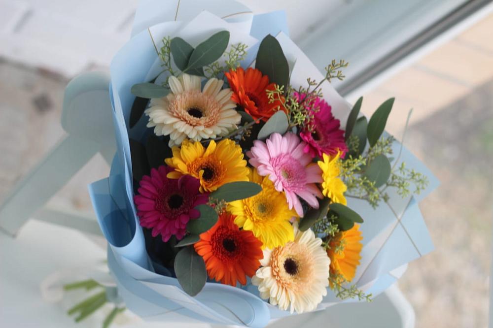 Букет цветов из: Герберы в Боргустанской