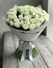 Букет 35 Белых роз в Боргустанской