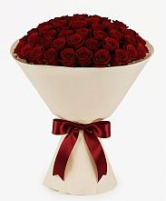 Букет 101 Бордовая роза Блэк Бакарра в Боргустанской