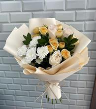 Букет цветов из:  Розы и Хризантемы в Боргустанской