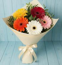 Букет цветов из:  Герберы в Боргустанской