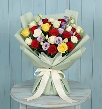 Букет цветов из:  Розы #REPLACE_PRED# Боргустанской