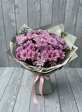 Букет цветов из:  Хризантемы #REPLACE_PRED# Боргустанской