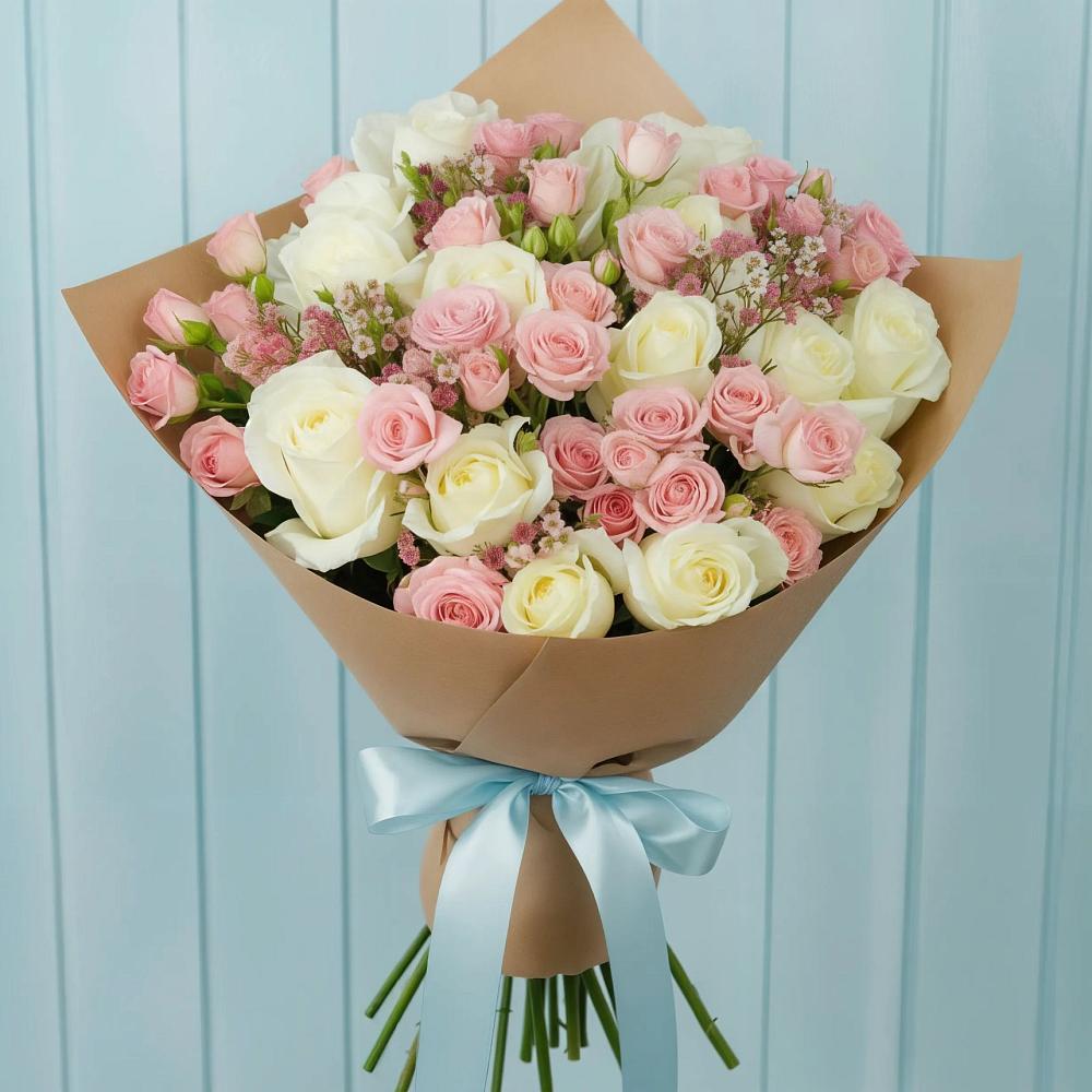 Букет цветов из: Розы в Боргустанской