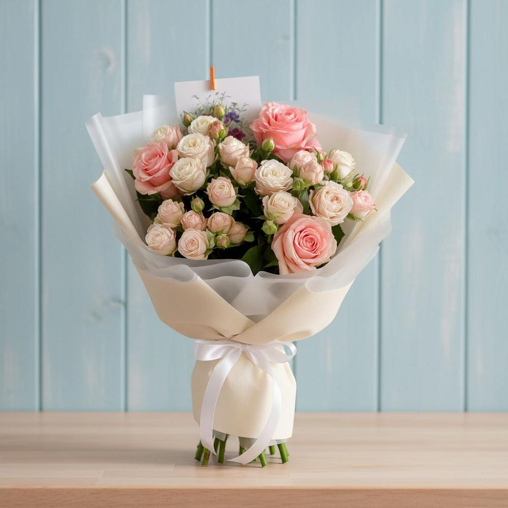 Букет цветов из: Розы в Боргустанской