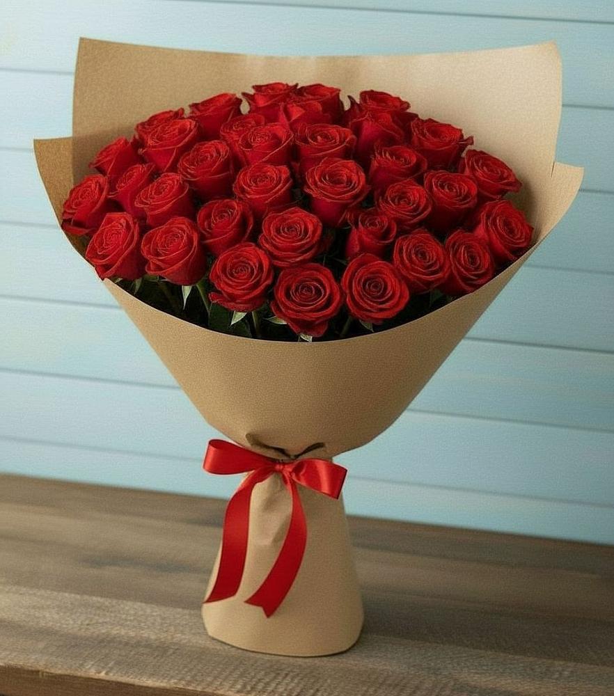Букет Красные розы Милано в Боргустанской