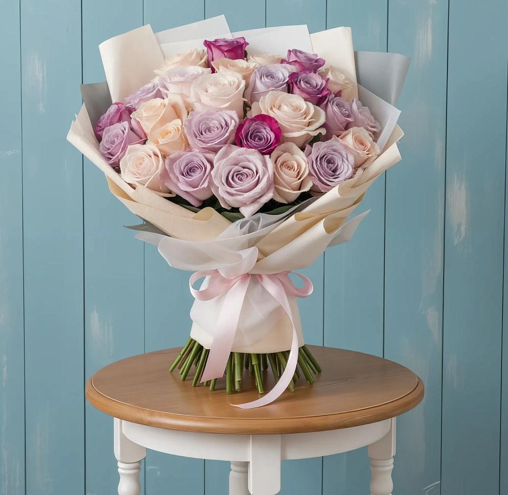 Букет цветов из: Розы в Боргустанской