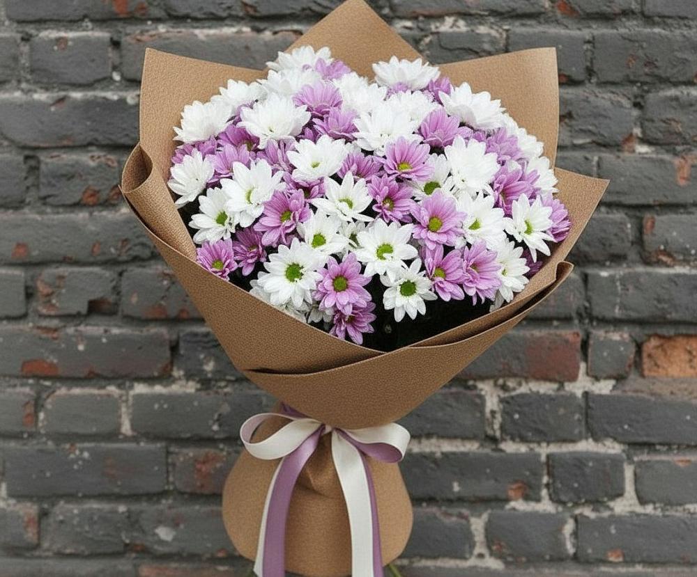 Букет цветов из: Хризантемы в Боргустанской