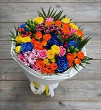 Букет цветов из:  Розы и Хризантемы в Боргустанской