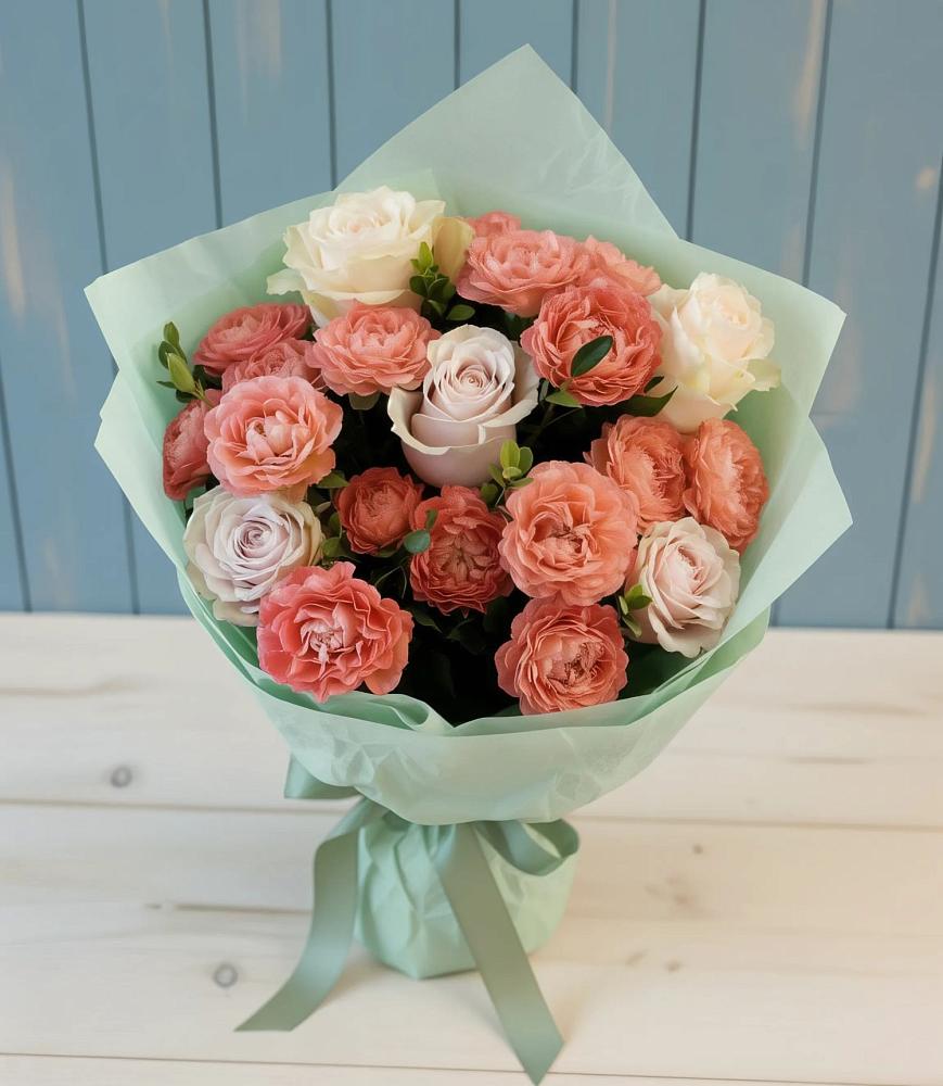 Букет цветов из: Розы в Боргустанской