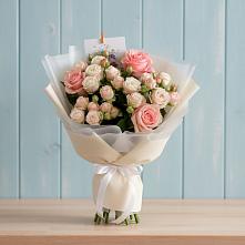 Букет цветов из:  Розы в Боргустанской